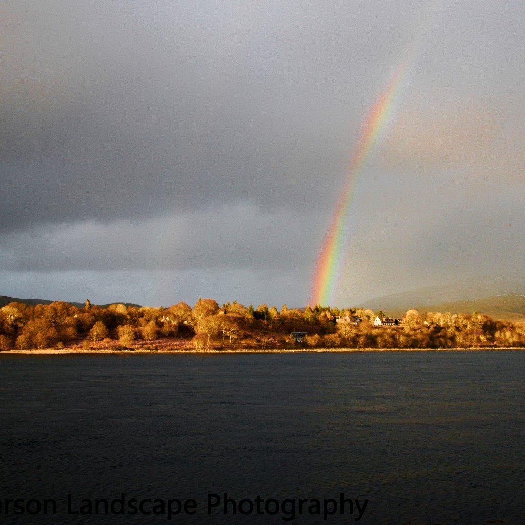 Rainbow over Loch Etive